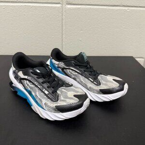 Under Armour Youth US Size 1.5Y Black White Blue Scramjet Shoes 3024744-100